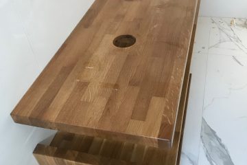 European Oak Vanity
