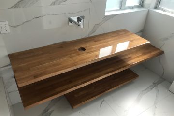 European Oak Vanity